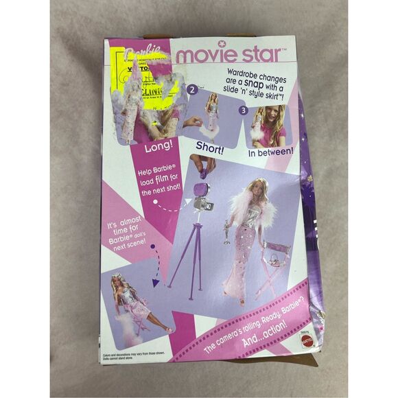 Vintage 2003 Barbie Movie Star Slide ‘n’ Style Skirt Doll Mattel - Picture 8 of 8